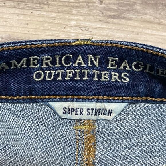 *American Eagle Outfitters Jeans Super Stretch High Rise Jegging Women’s Size 0 - Picture 5 of 6